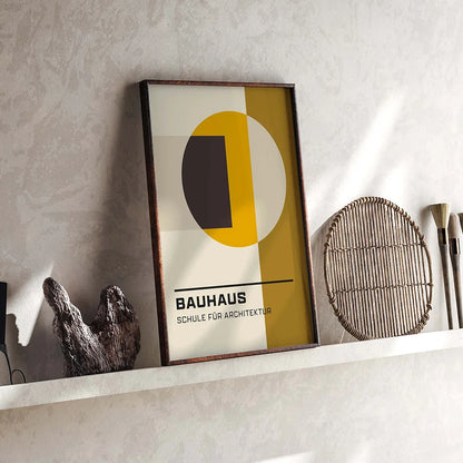 Bauhaus Geometric Canvas Wall Art