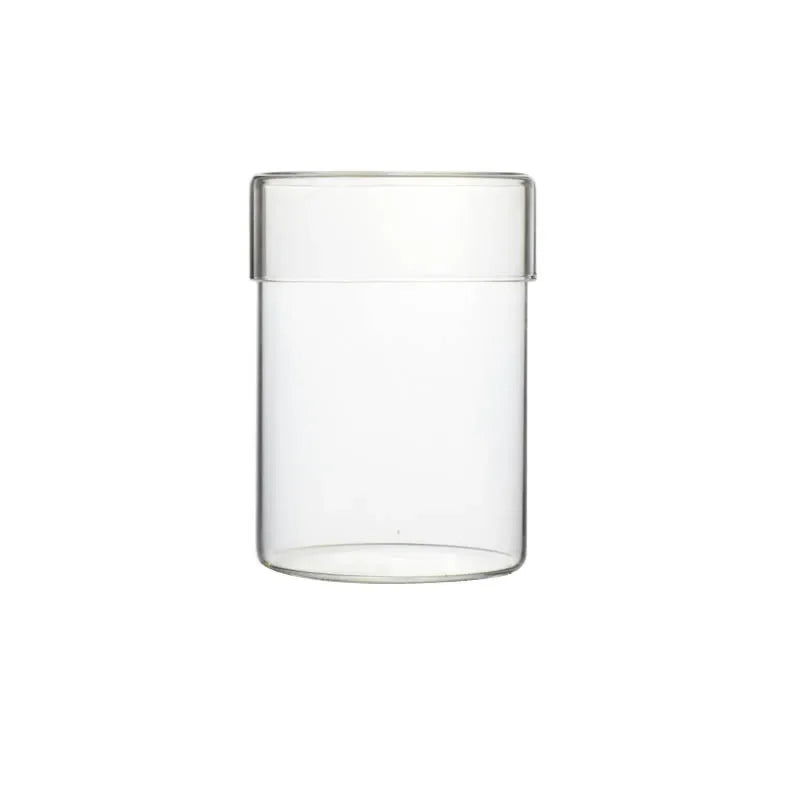 Modern Glass Kitchen Canister Set of 4
