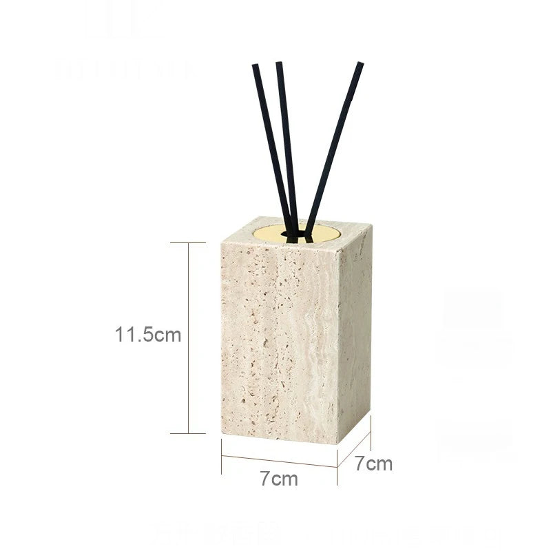 Beige Travertine Marble Bathroom Accessory Set