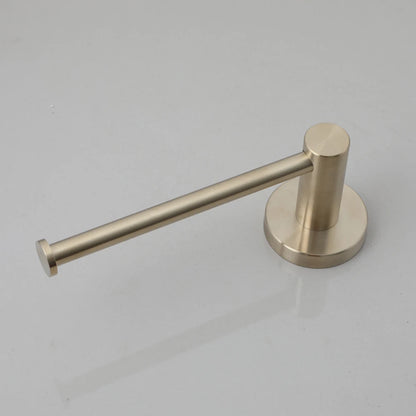 Brushed Gold Wall-Mounted Bathroom Hardware Set