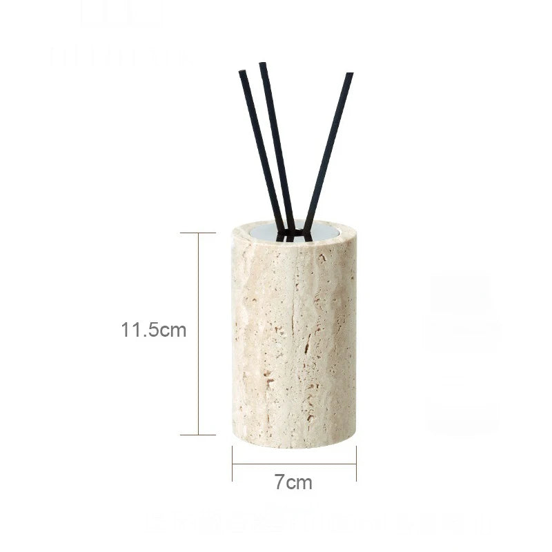 Beige Travertine Marble Bathroom Accessory Set