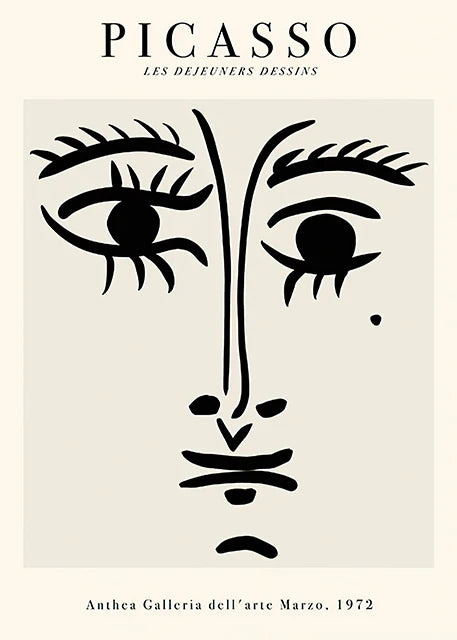 Abstract Black & White Wall Art Poster