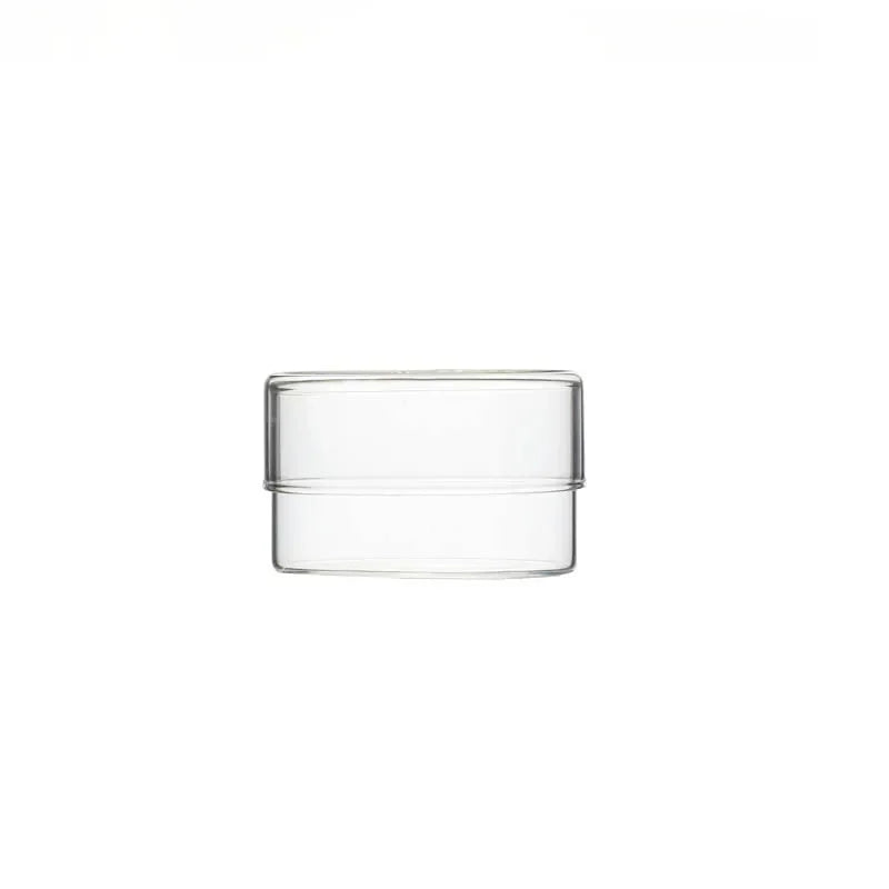 Modern Glass Kitchen Canister Set of 4