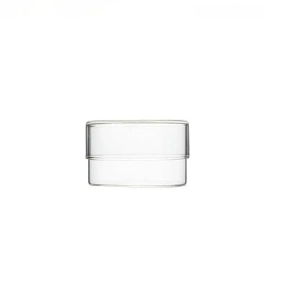 Modern Glass Kitchen Canister Set of 4