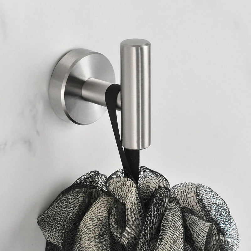 Gold Stainless Steel Wall-Mounted Towel & Tissue Holder