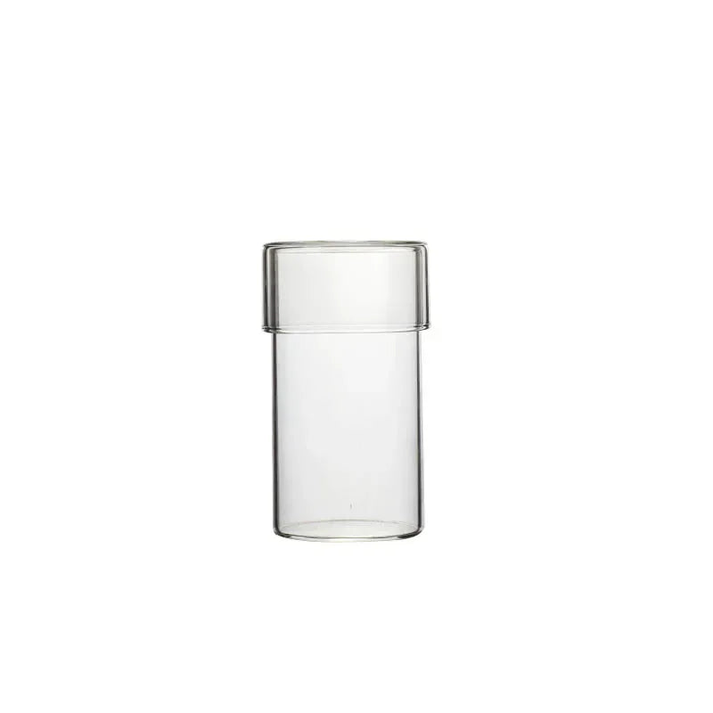 Modern Glass Kitchen Canister Set of 4