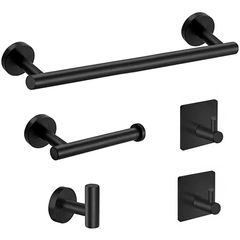 Gold Stainless Steel Wall-Mounted Towel & Tissue Holder