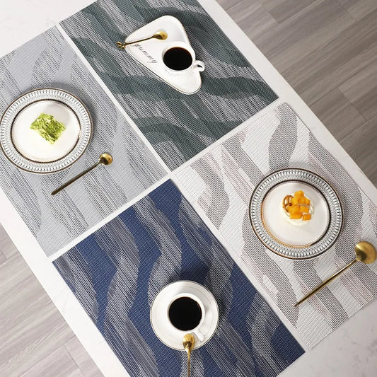 Eco-Friendly PVC Dining Table Placemats