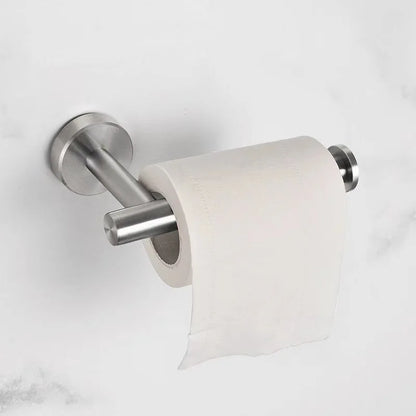 Gold Stainless Steel Wall-Mounted Towel & Tissue Holder