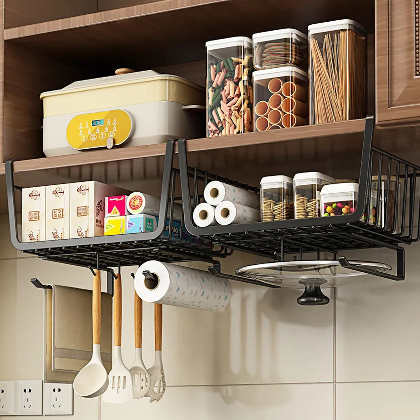 Under-Cabinet Hanging Storage Basket